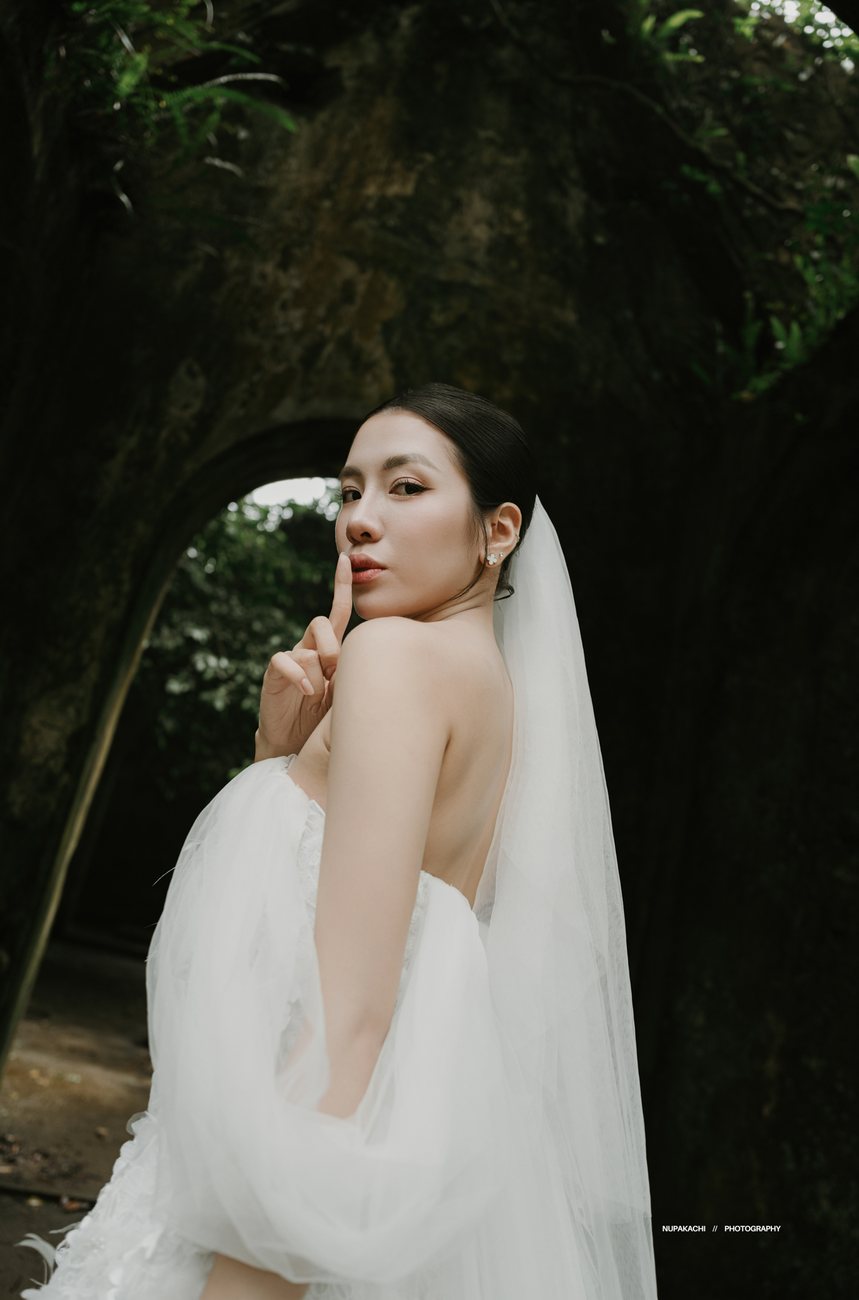 Cô dâu với voan trắng giữa rừng già Ba Vì, prewedding Nupakachi