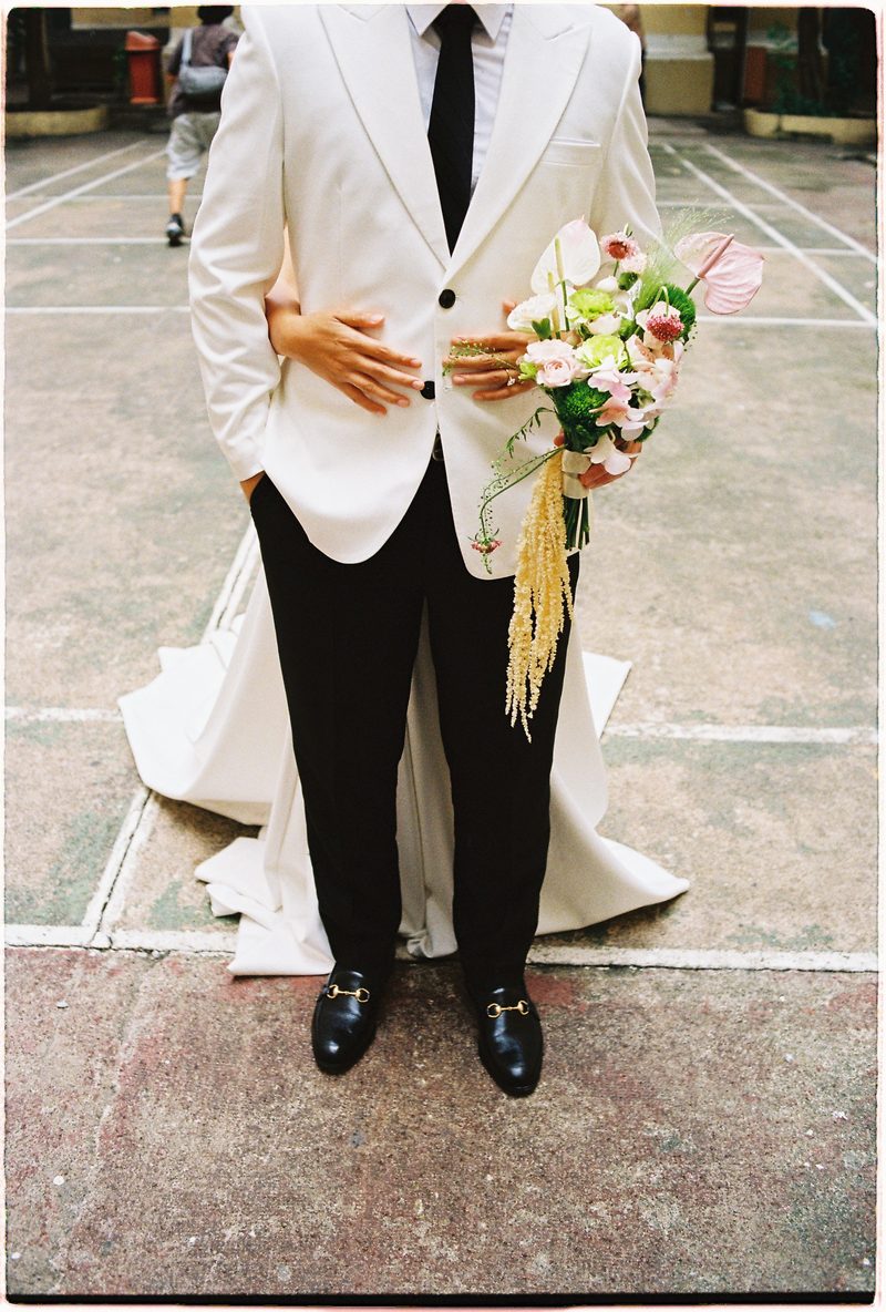 Pre-wedding at the Ho Chi Minh City Museum of Fine Arts on 35mm film (frame 8 of 12)