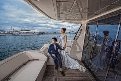 Chụp ảnh cưới du thuyền sang trọng đẹp lộng lẫy ai cũng mê