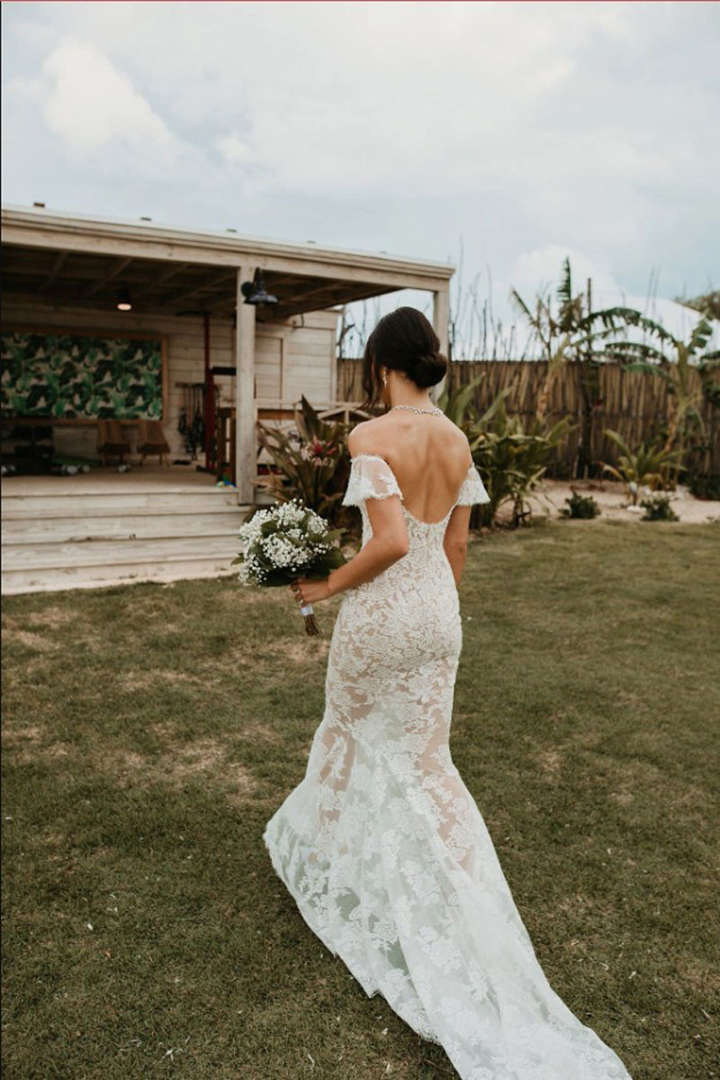 Váy cưới đẹp của Shanina Shaik