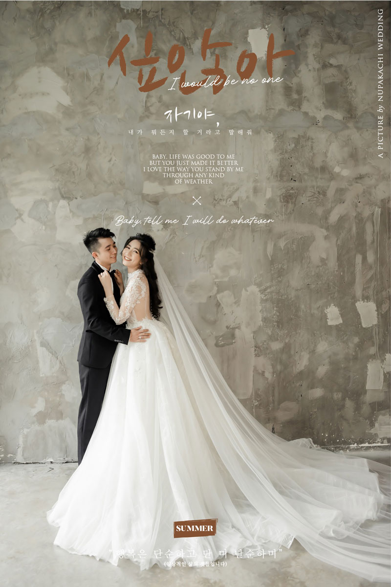 Kinh nghiệm chụp ảnh cưới studio phong cách Hàn Quốc “chất lừ