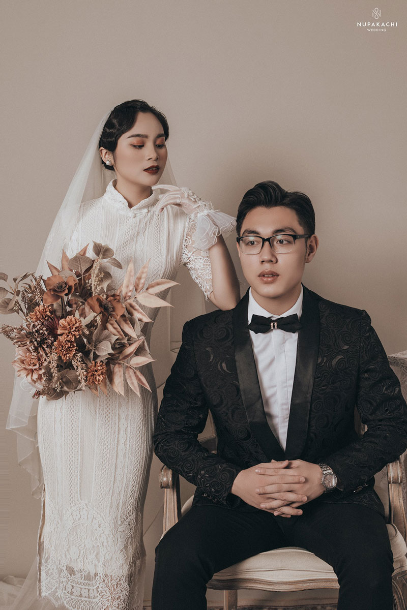 chụp ảnh cưới trong studio tphcm