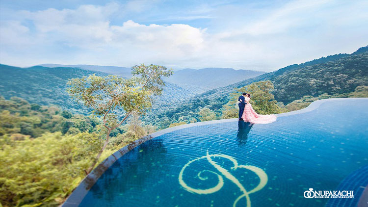 Le Bleu Floating Clouds - chụp ảnh cưới tại resort tam đảo