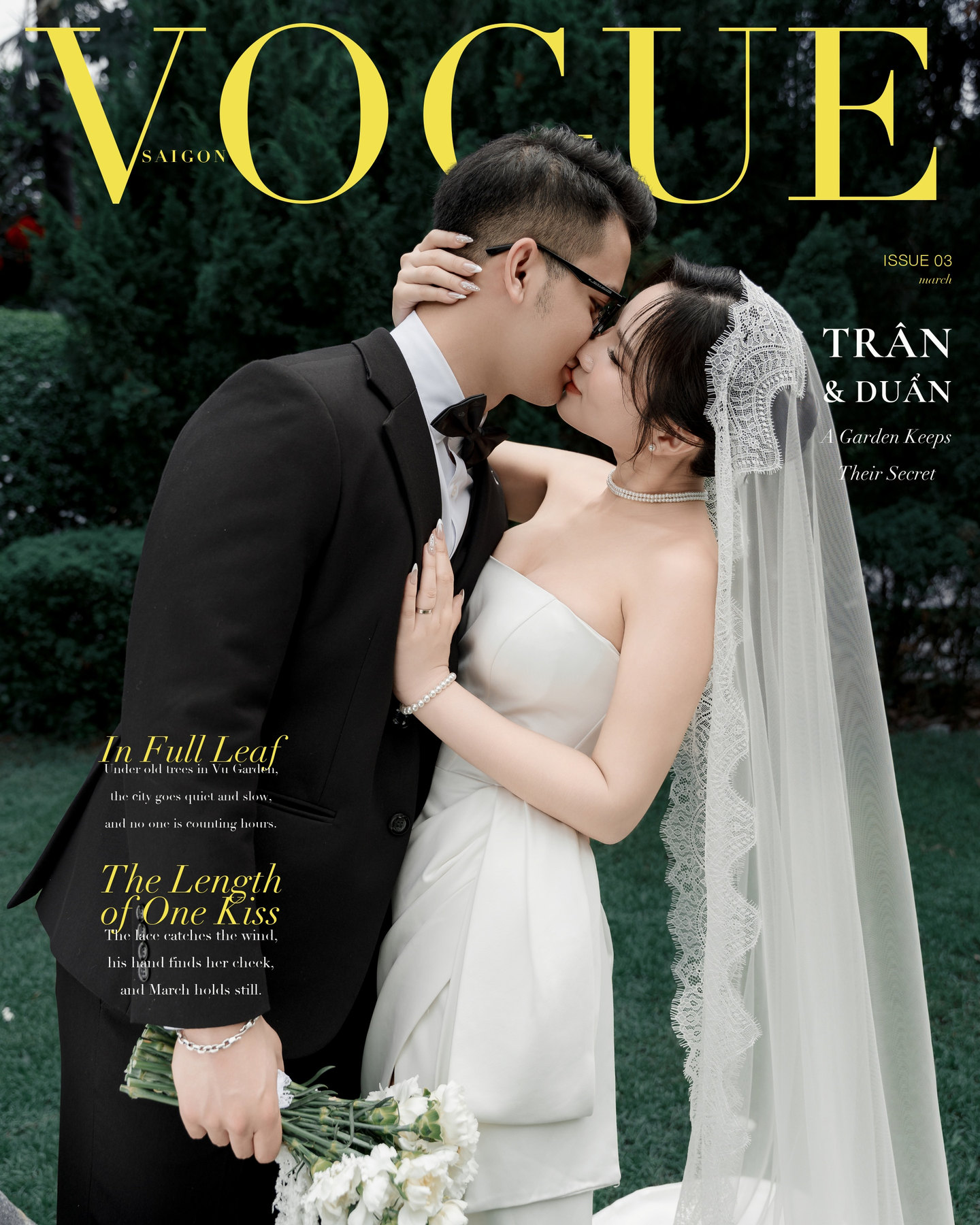 Thiết kế bìa tạp chí Vogue Saigon