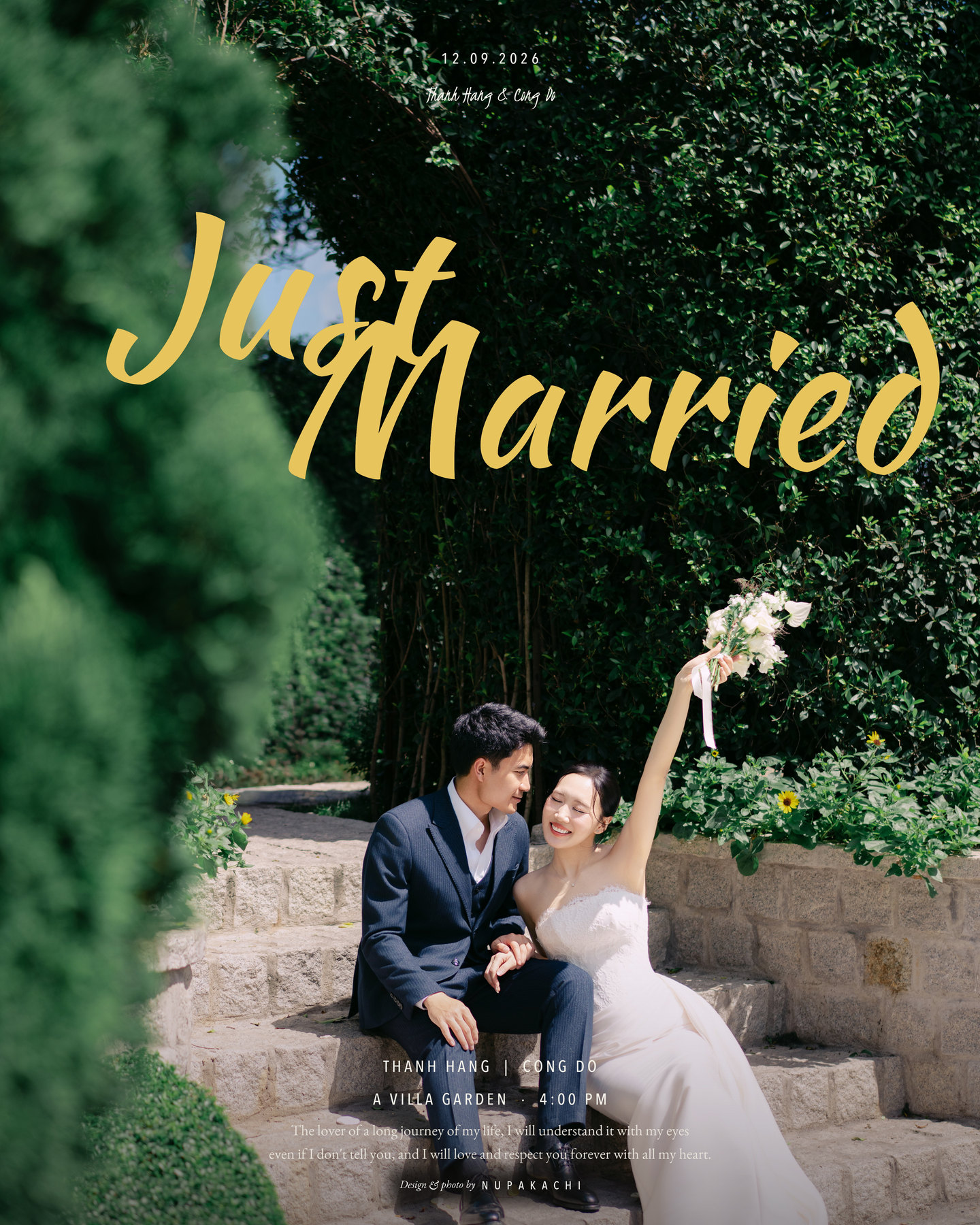 Thiết kế Just Married